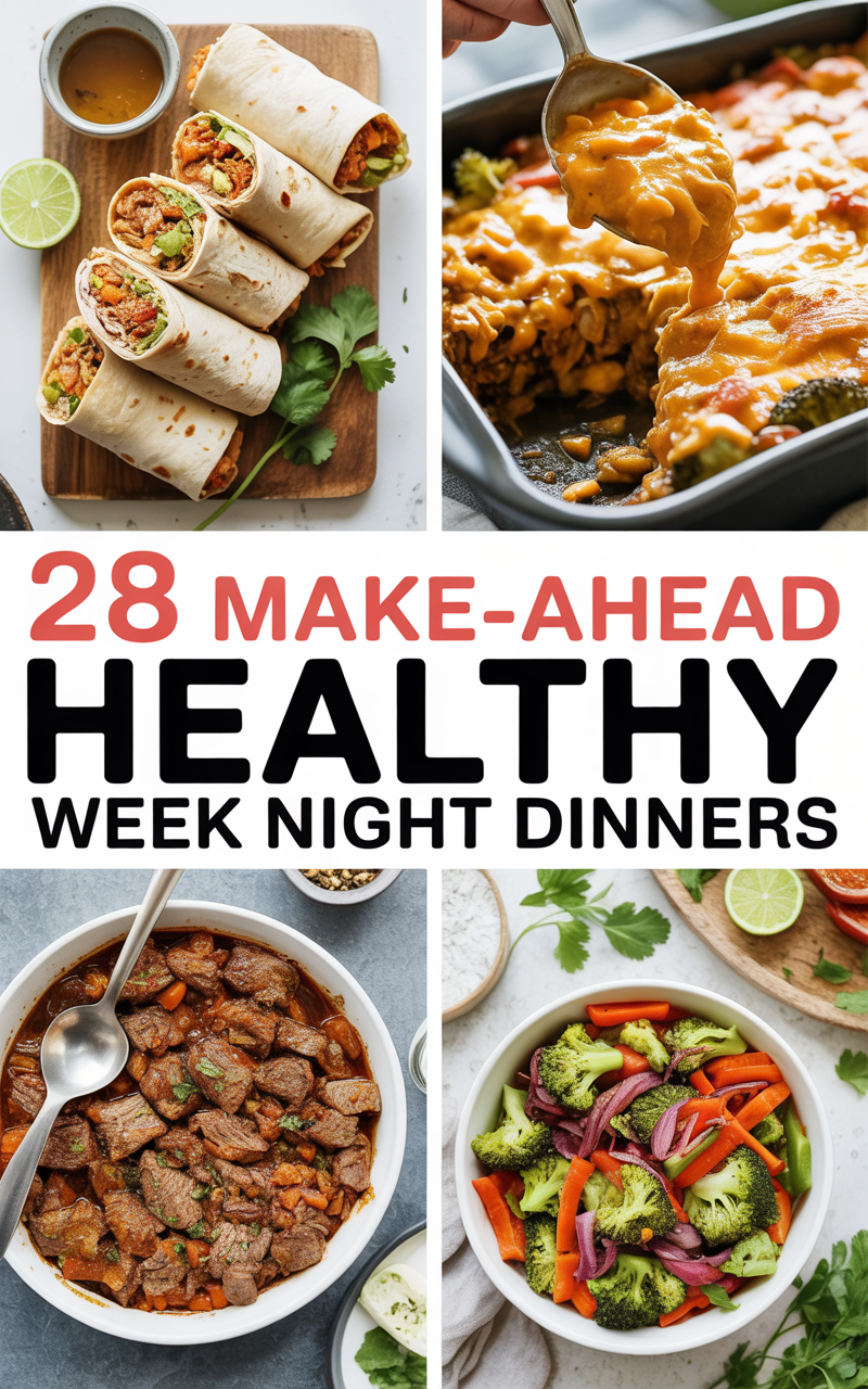 25 Healthy Make-Ahead Meals: Your Ultimate Guide to Quick, Nutritious ...