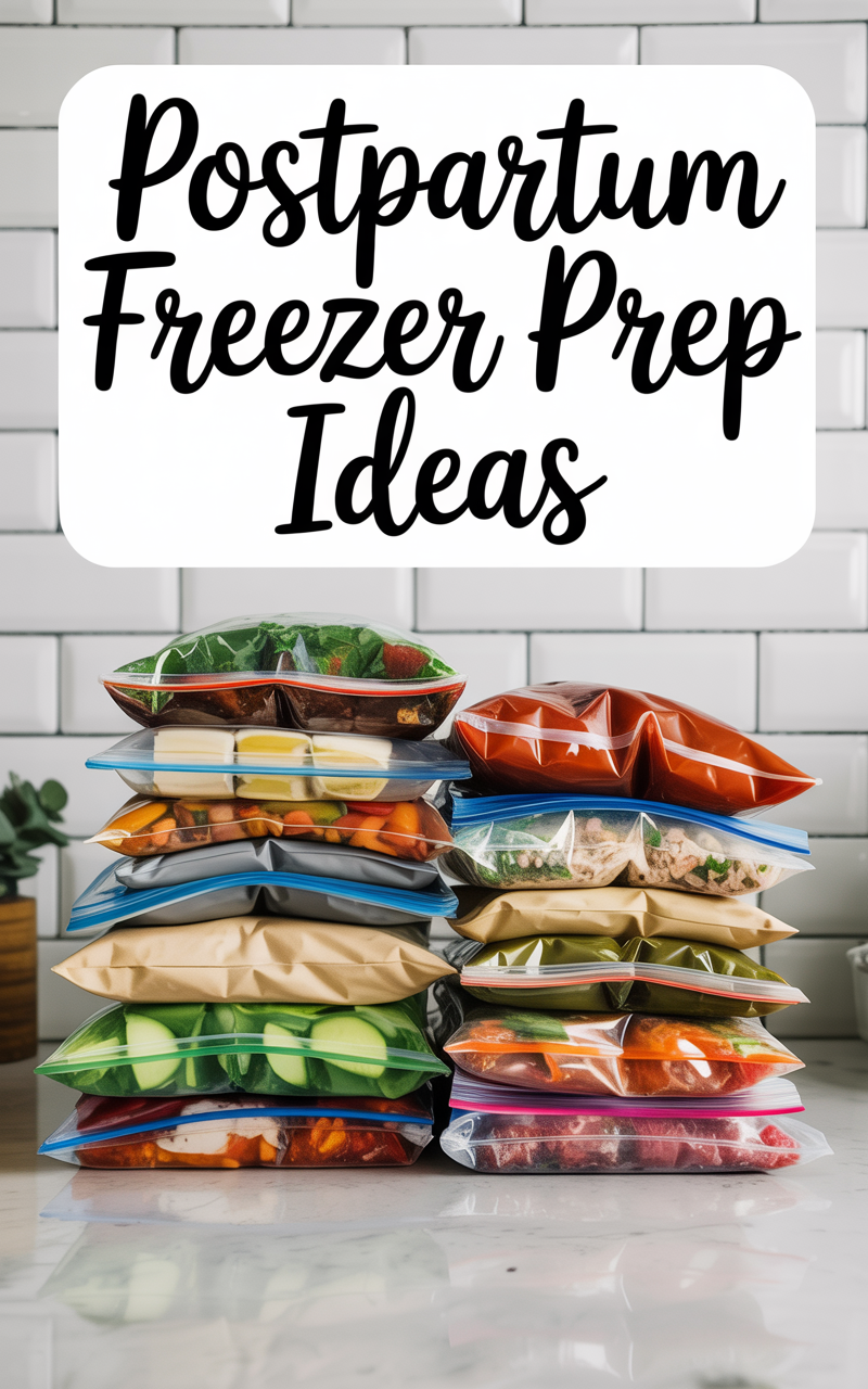 Postpartum Pantry Magic: Easy Freezer Meal Prep Ideas for New Parents ...